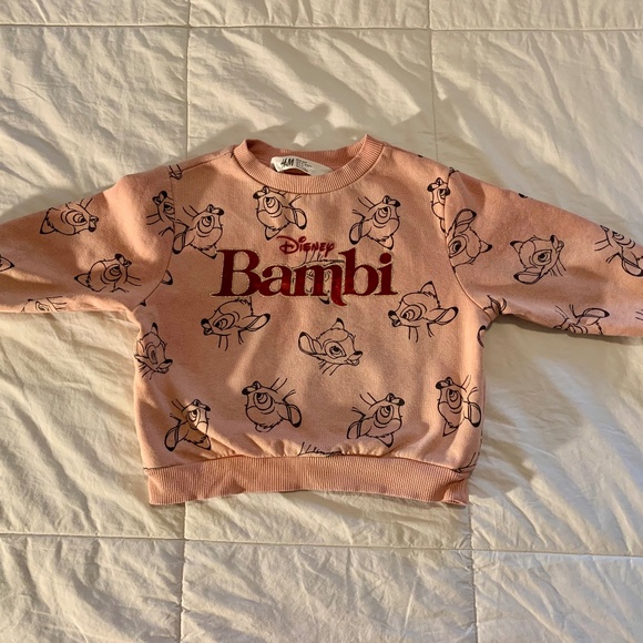 H&M Disney Bambi Sweatshirt 2T - Picture 4 of 15